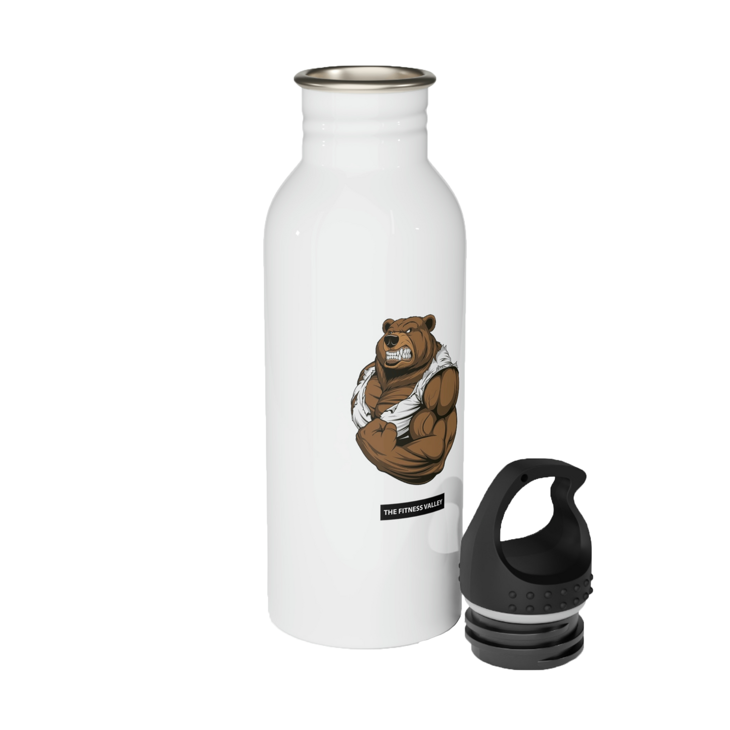 The Fitness Valley Classic Animal Stainless Water Bottle