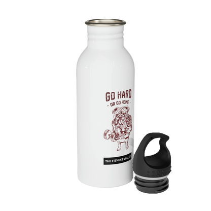 The Fitness Valley Go Hard Or Go Home Stainless Water Bottle